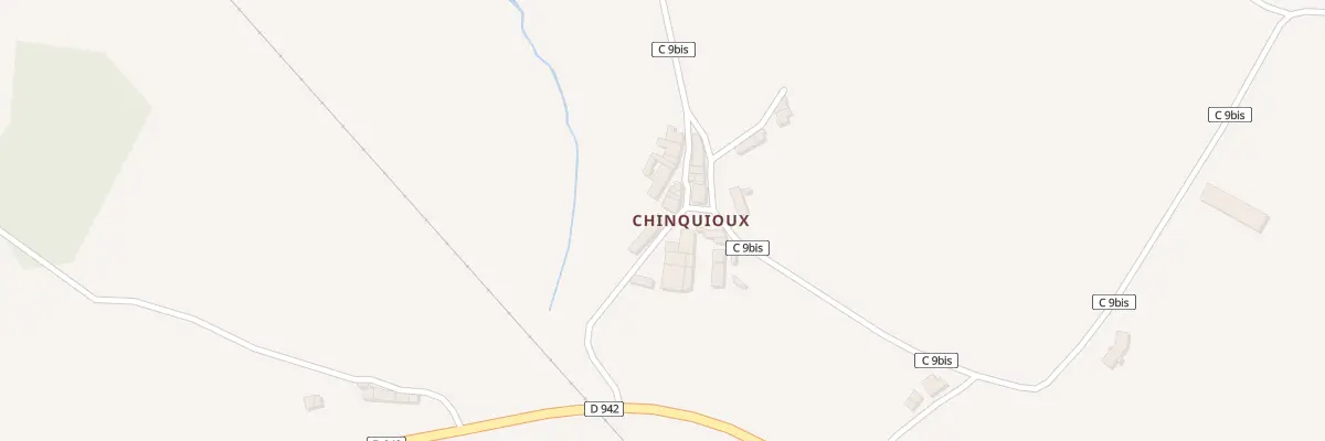 Plan du 5196 Chinquioux à Oradour-Saint-Genest