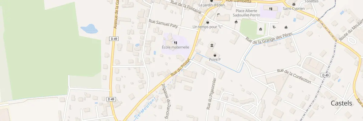 Plan du 15 Rue du Priolat à Saint-Cyprien
