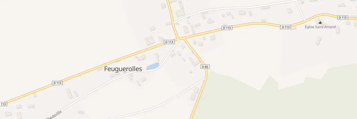 Plan du 1 Rue Chedeville à Feuguerolles