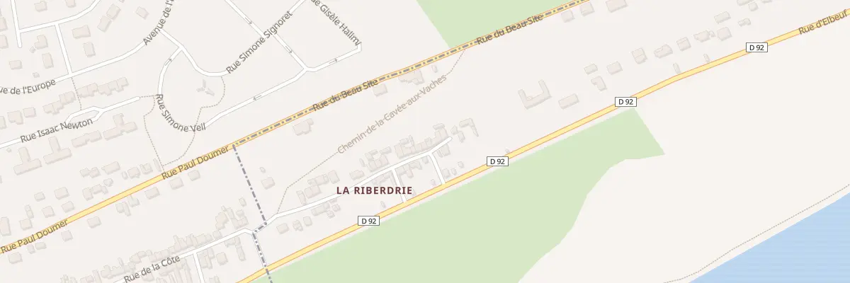 Plan du 2 Rue de la Riberdrie à Freneuse