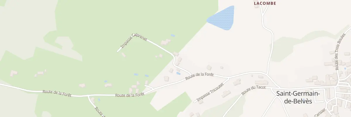 Plan du 94 Imp Calprenet à Saint-Germain-de-Belvès