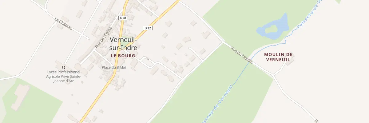 Plan du 8 Rue du Golf à Verneuil-sur-Indre