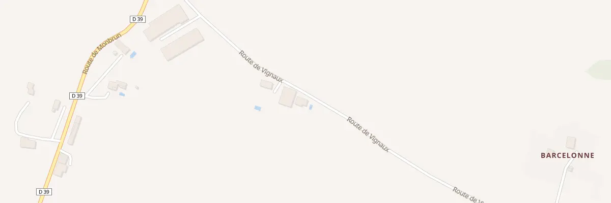 Plan du 5595 A Lastrugue à Encausse
