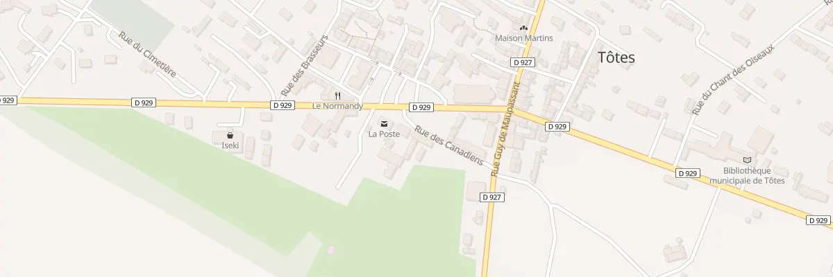 Plan du 6 Rue des Canadiens à Tôtes