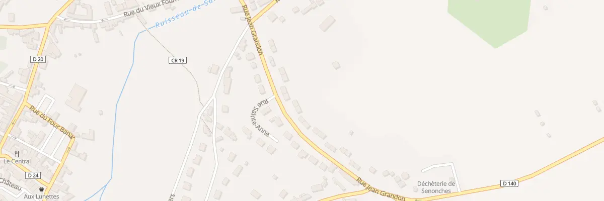 Plan du 21 Rue Jean Grandon à Senonches