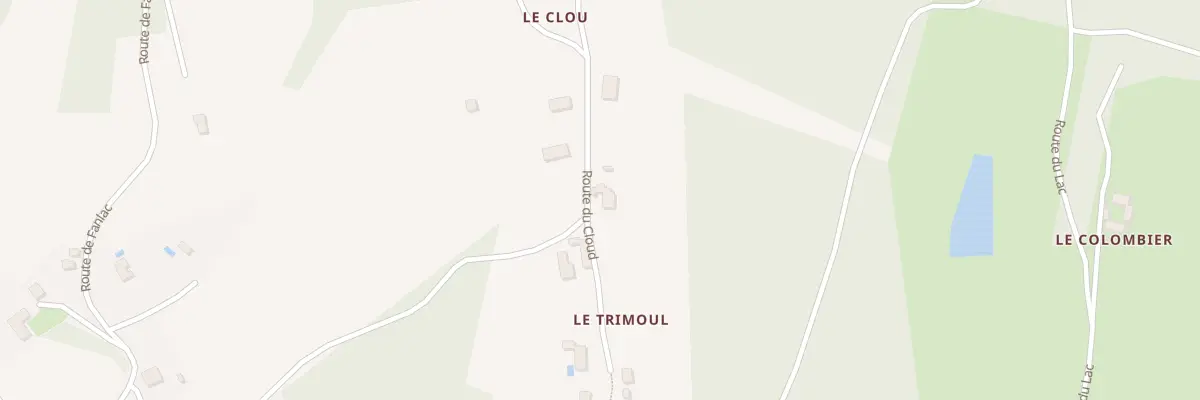 Plan du 94 Le Cloud Sud à Plazac