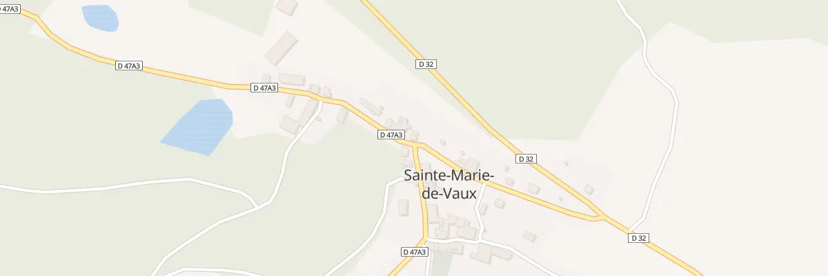 Plan du 6 Rue de l’Eglise à Sainte-Marie-de-Vaux