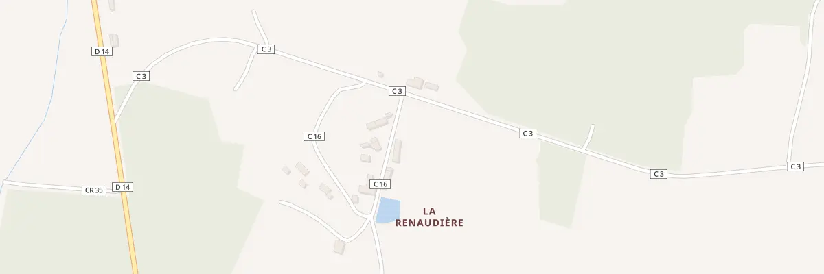 Plan du 5127 La Renaudière à Obterre