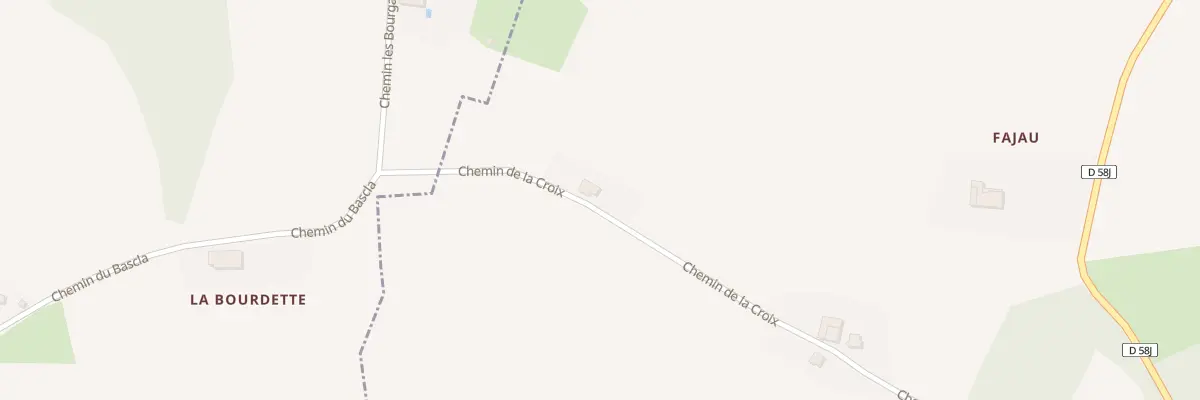 Plan du 620 Che de la Croix à Lautignac