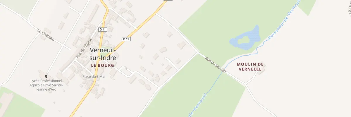 Plan du 2 Rue du Golf à Verneuil-sur-Indre