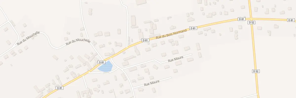 Plan du 5 Rue du Bois Normand à Vraiville