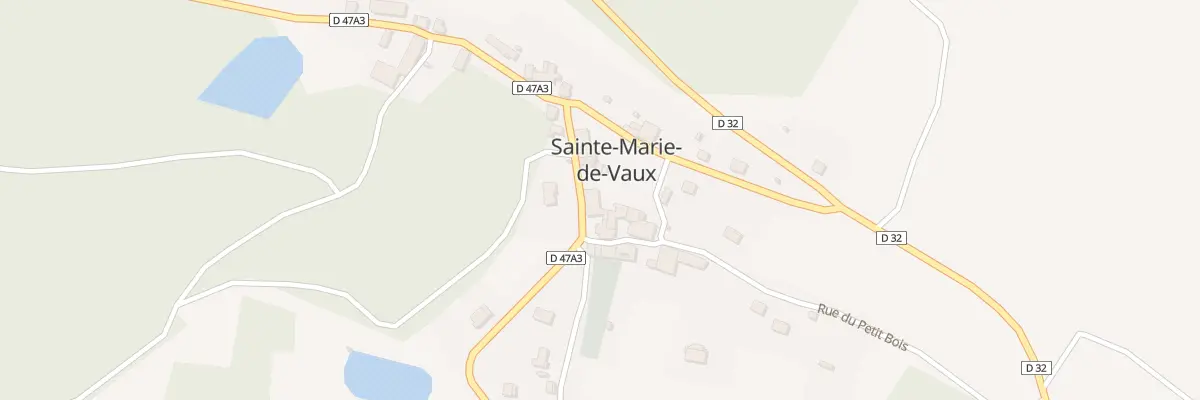 Plan du 2 Rue de l’Eglise à Sainte-Marie-de-Vaux