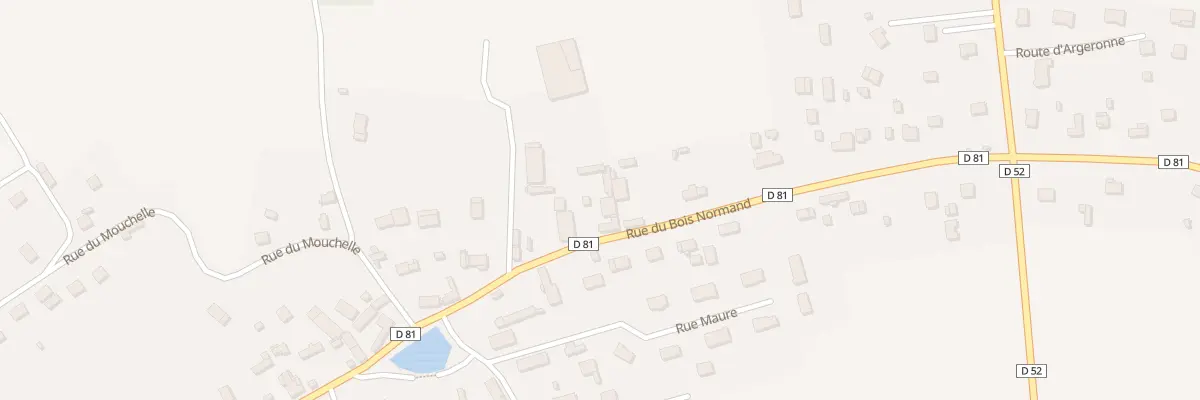 Plan du 14 Rue du Bois Normand à Vraiville