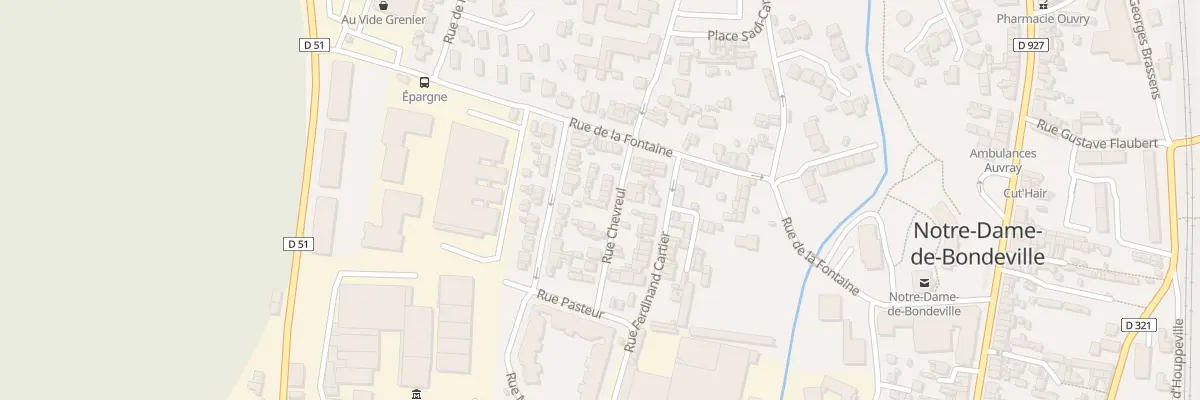 Plan du 10 Rue Chevreul à Notre-Dame-de-Bondeville