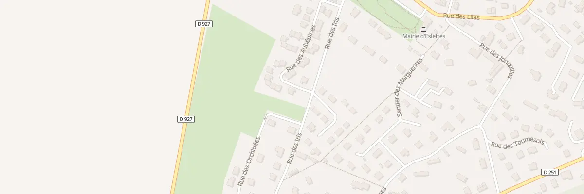 Plan du 1 Rue des Aubépines à Eslettes