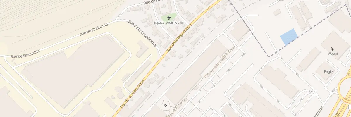 Plan du 43 Rue de la République au Grand-Quevilly