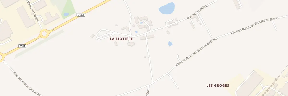 Plan du 39 Rue de la Liotière au Blanc