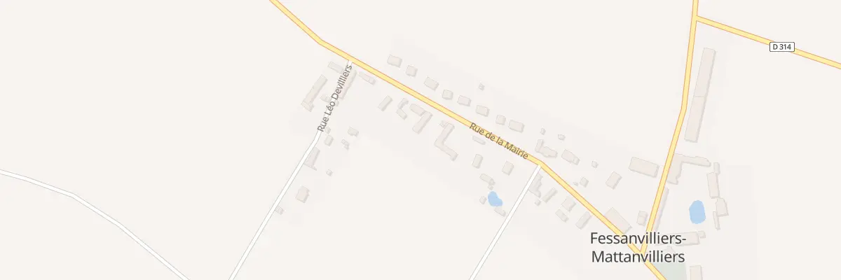 Plan du 17 Rue de la Mairie à Fessanvilliers-Mattanvilliers