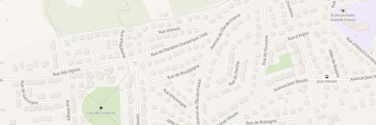 Plan du 4 Rue de Bourgogne à Vendôme