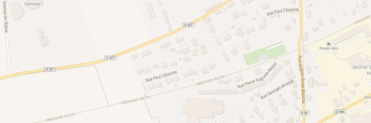 Plan du 232 Rue Paul Cezanne à Offranville