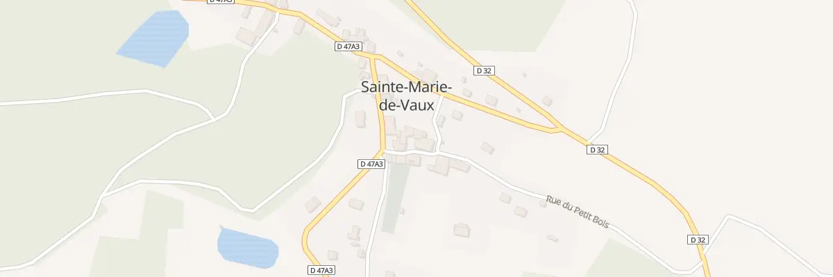 Plan du 1 Rue du Petit Bois à Sainte-Marie-de-Vaux