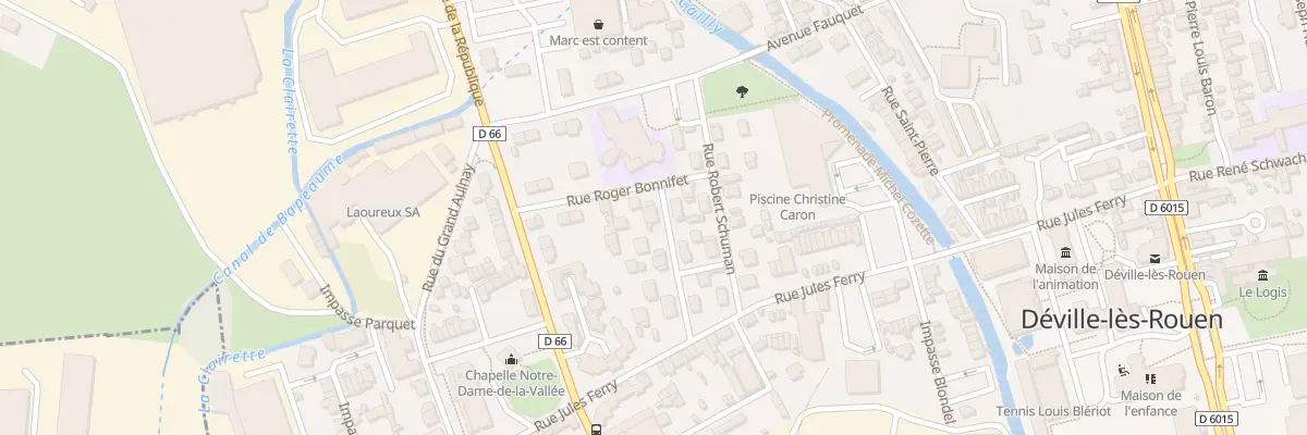 Plan du 9 Rue du Pdt Roosevelt à Déville-lès-Rouen