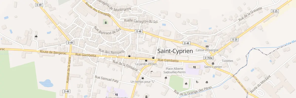 Plan du 6 Rue des Chèvres à Saint-Cyprien