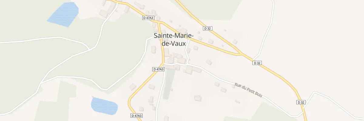 Plan du 5 Rue du Petit Bois à Sainte-Marie-de-Vaux