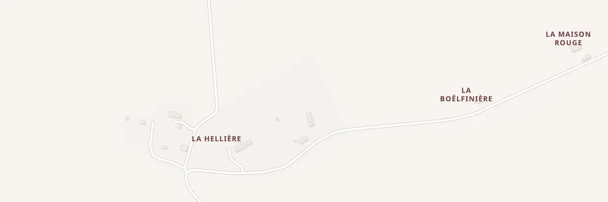 Plan du 2 La Hellière au Poislay