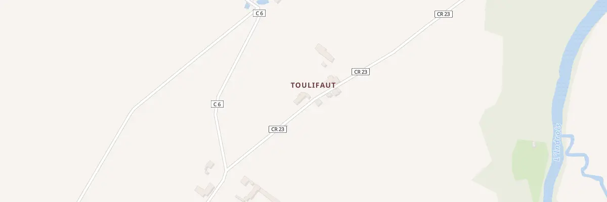 Plan du 1 Toulifaut à Saint-Quentin-sur-Indrois