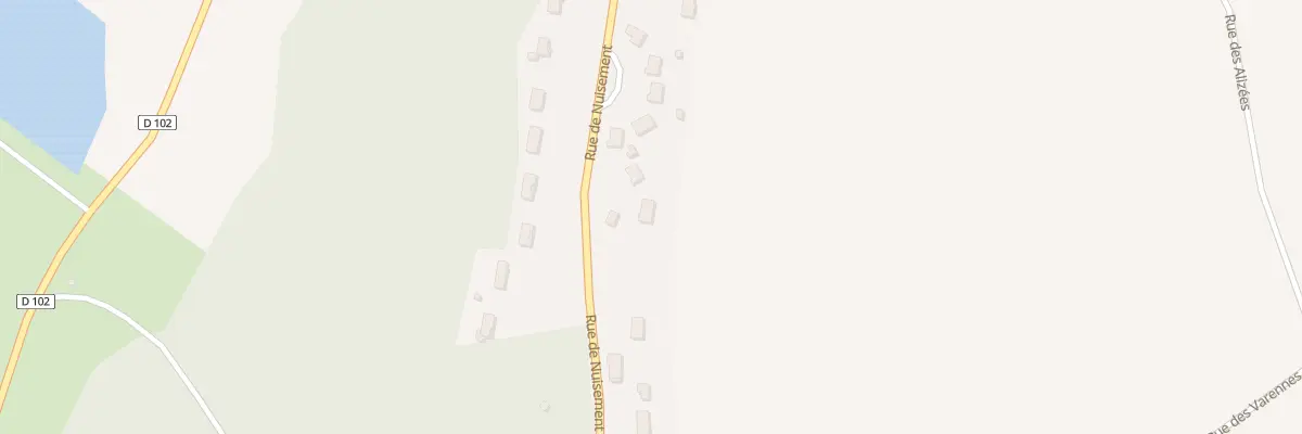 Plan du 28 Rue de Nuisement à Bérou-la-Mulotière