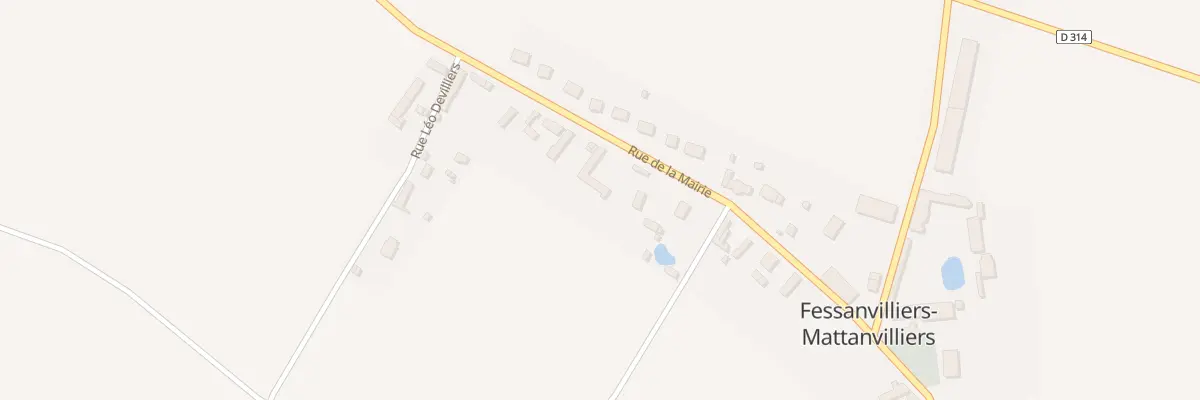 Plan du 15 Rue de la Mairie à Fessanvilliers-Mattanvilliers