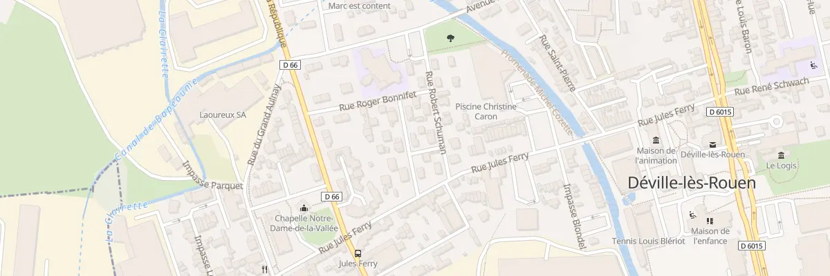 Plan du 4 Rue du Pdt Roosevelt à Déville-lès-Rouen
