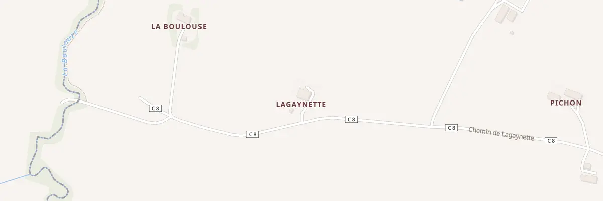 Plan du 1096 Chem de Lagaynette à Auradé