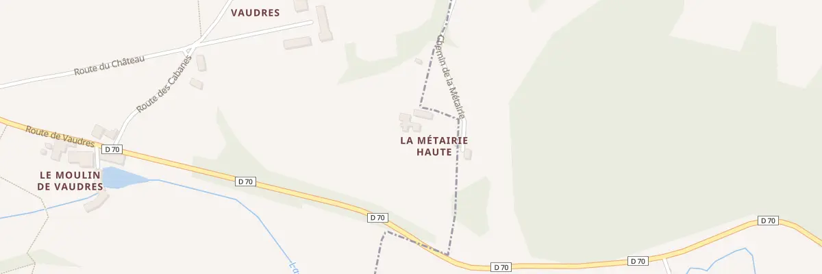 Plan du 48 Grand Claud à Gabillou