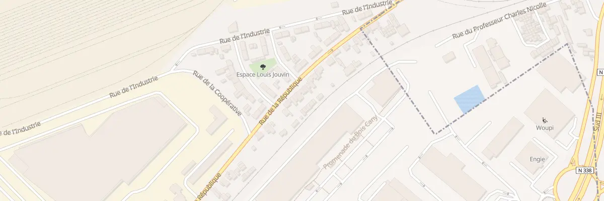 Plan du 25 Rue de la République au Grand-Quevilly