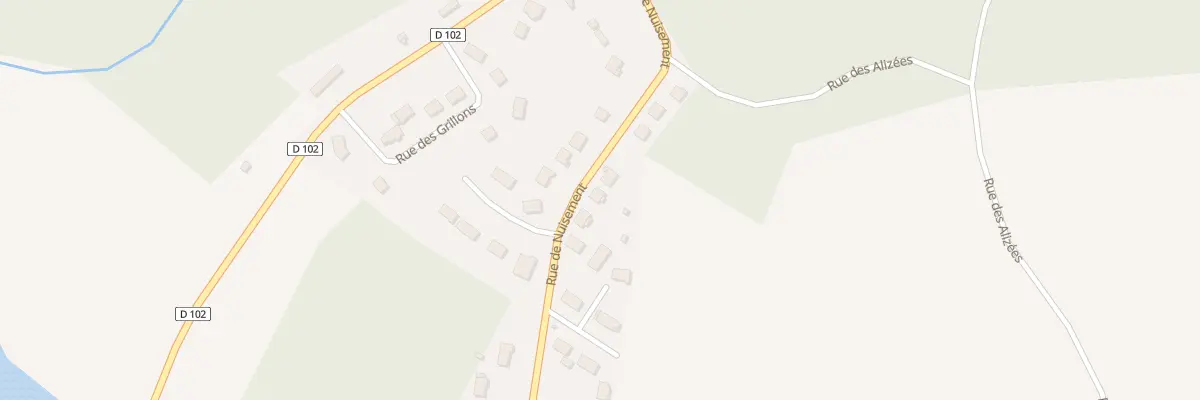 Plan du 10 Rue de Nuisement à Bérou-la-Mulotière