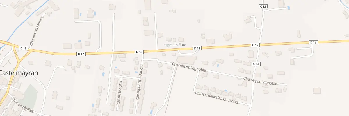 Plan du 422 Rte de Castelsarrasin à Castelmayran