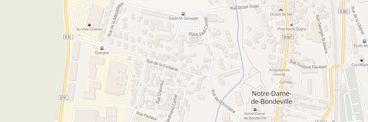 Plan du 18 Rue de la Fontaine à Notre-Dame-de-Bondeville