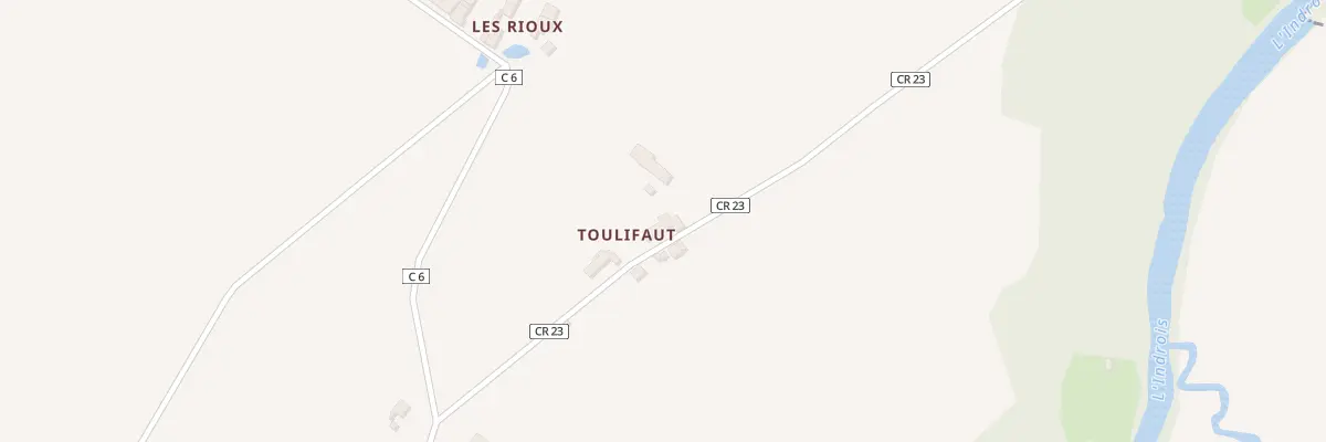 Plan du 3 Toulifaut à Saint-Quentin-sur-Indrois