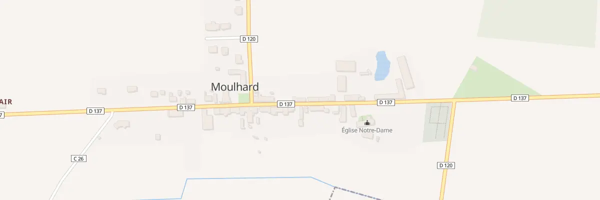 Plan du 10 Rue de la Mairie à Moulhard