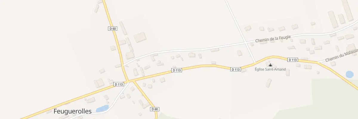 Plan du 7 Rue de Saint Amand à Feuguerolles