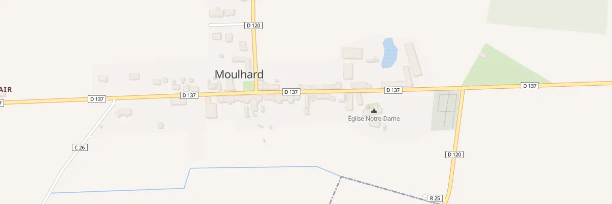 Plan du 7 Rue de la Mairie à Moulhard
