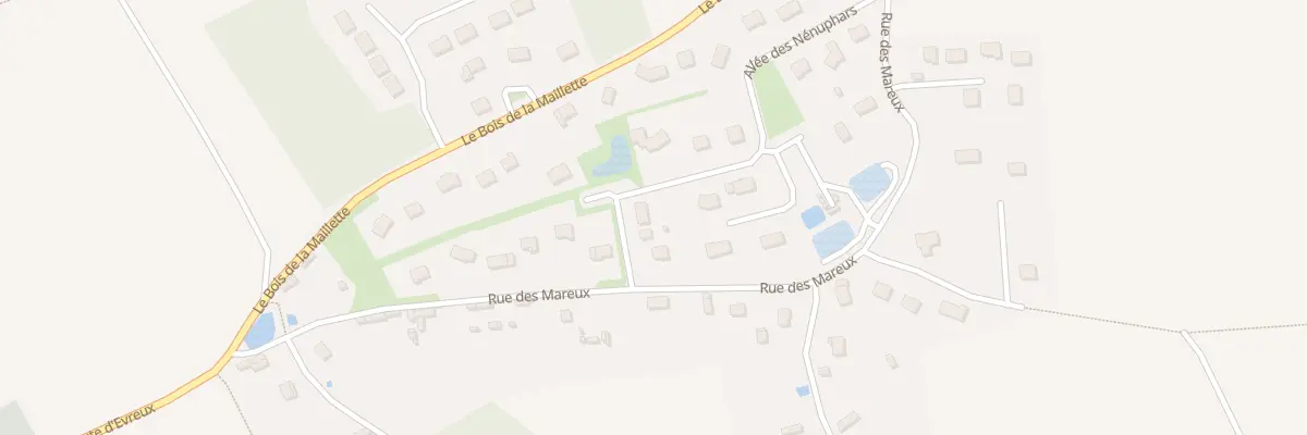 Plan du 4 All des Nénuphars à Caugé
