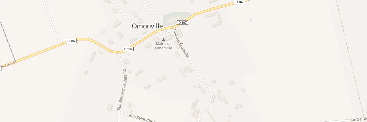 Plan du 100 Rue des Ecureuils à Omonville