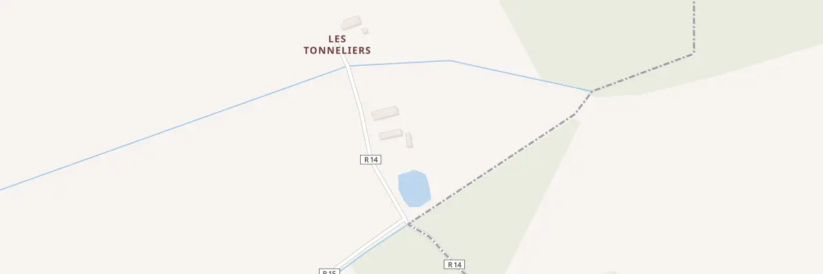 Plan du 2C Les Tonneliers à Luigny
