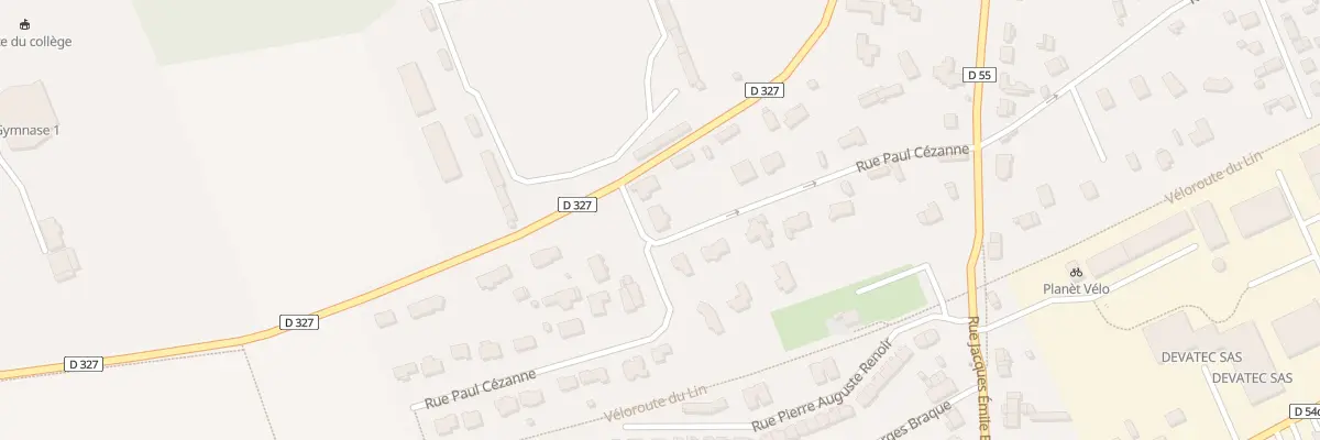 Plan du 210 Rue Paul Cezanne à Offranville