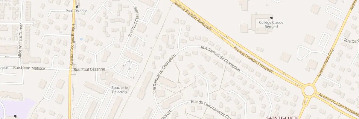 Plan du 2 Rue Samuel de Champlain au Grand-Quevilly