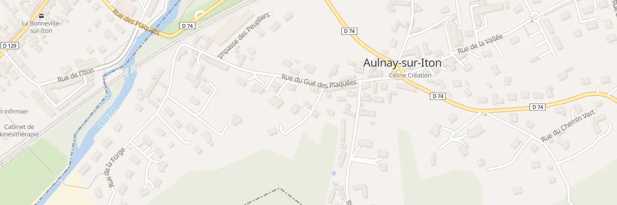 Plan du 9 Rue du Gué des Plaquées à Aulnay-sur-Iton