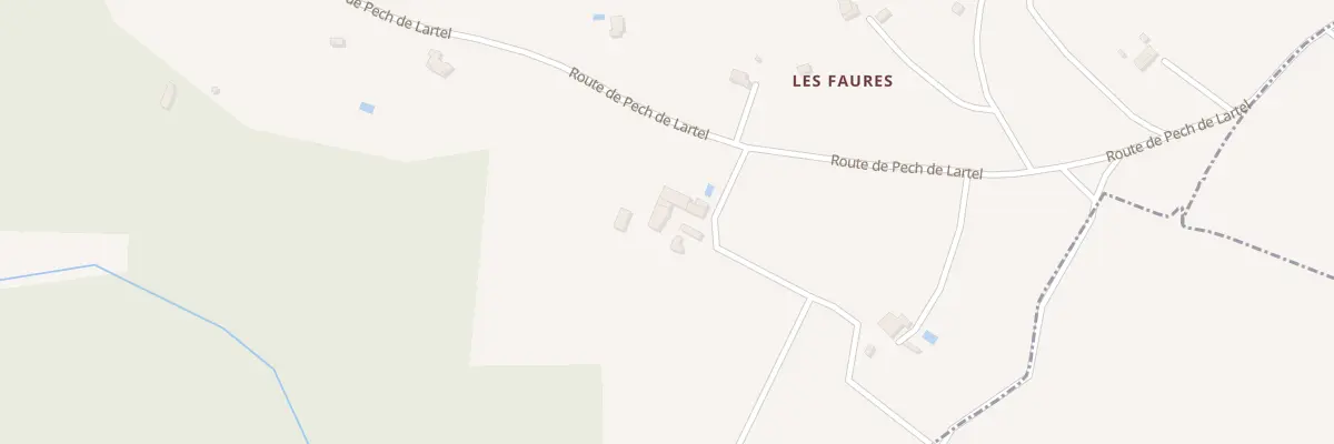 Plan du 1275 Rte de Pech de Lartel à Masquières